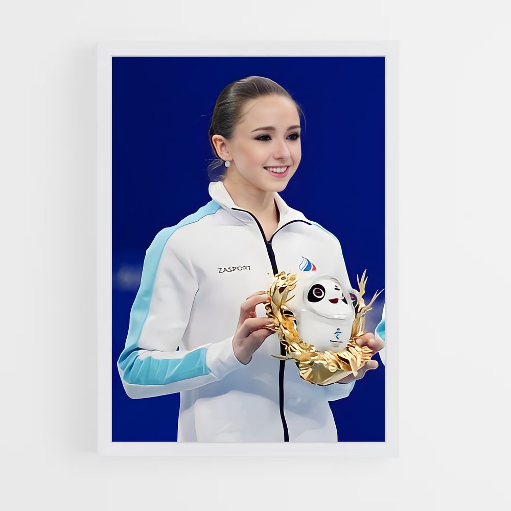 Poster Medaille d'Or Kamila – affiche Patinage artistique (vue 3)